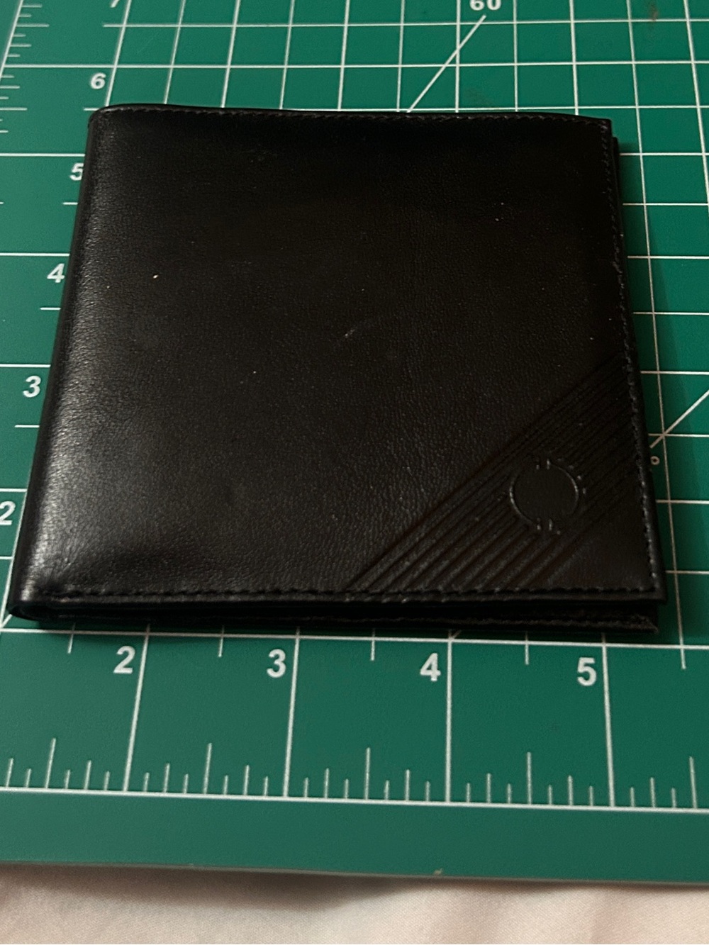 NWOT Mens Black Slim Genuine KIDSKIN LEATHER Wallet 10 CARD SLOTS